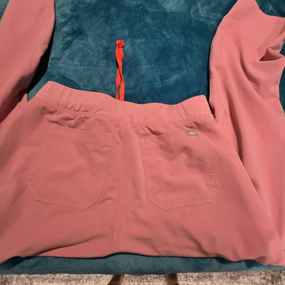 Figs Women's Pink Scrub Pants - Picture 3 of 4